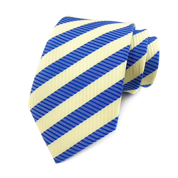 Cravatta a righe urbane preppy da uomo
