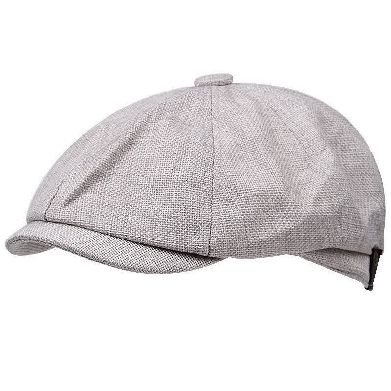 Berretto ottagonale da giornalaio britannico per il tempo libero - Bianco - M (22"-22 7/8") - image 3
