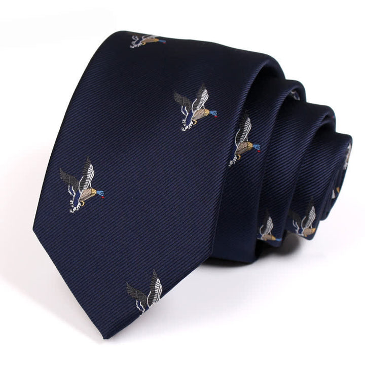 Cravatta da uomo MidnightBlue Flying Ducks