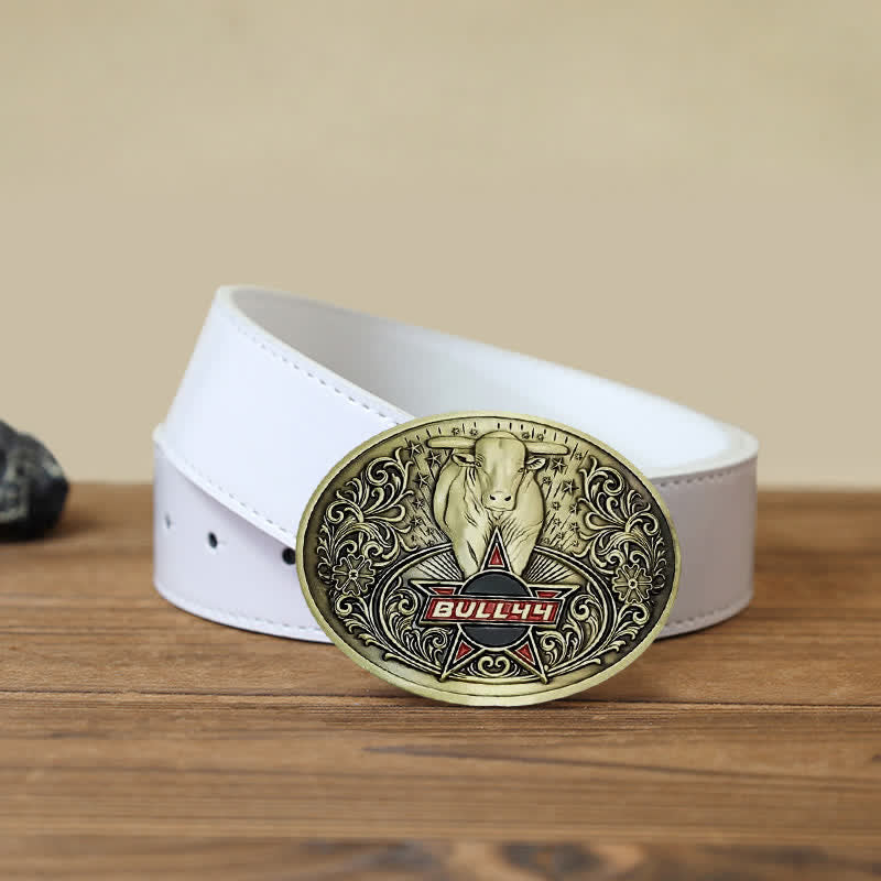 Cintura in pelle con fibbia porta birra creativa fai da te Raging Bull da uomo
