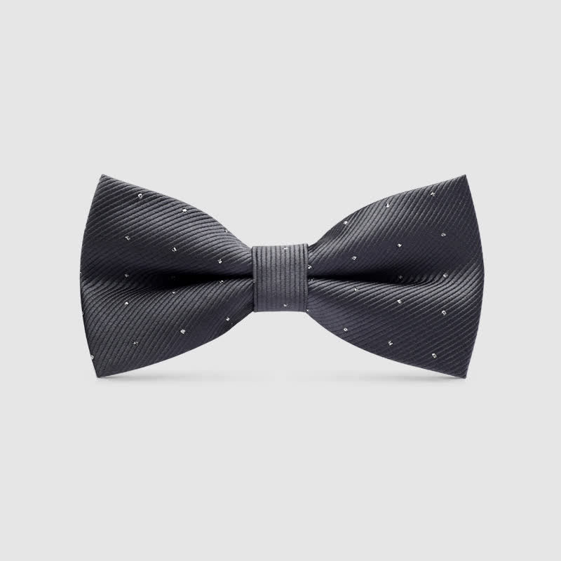 Papillon da smoking formale a pois da uomo