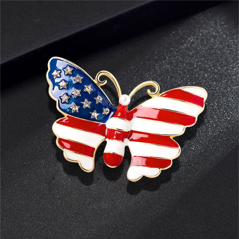 Spilla a farfalla con bandiera americana da uomo - image 2