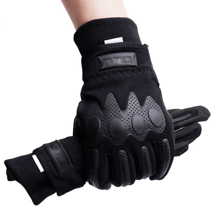Guanti tattici neri a dita intere per l'outdoor mountaining