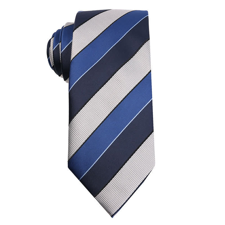Cravatta elegante a righe da uomo