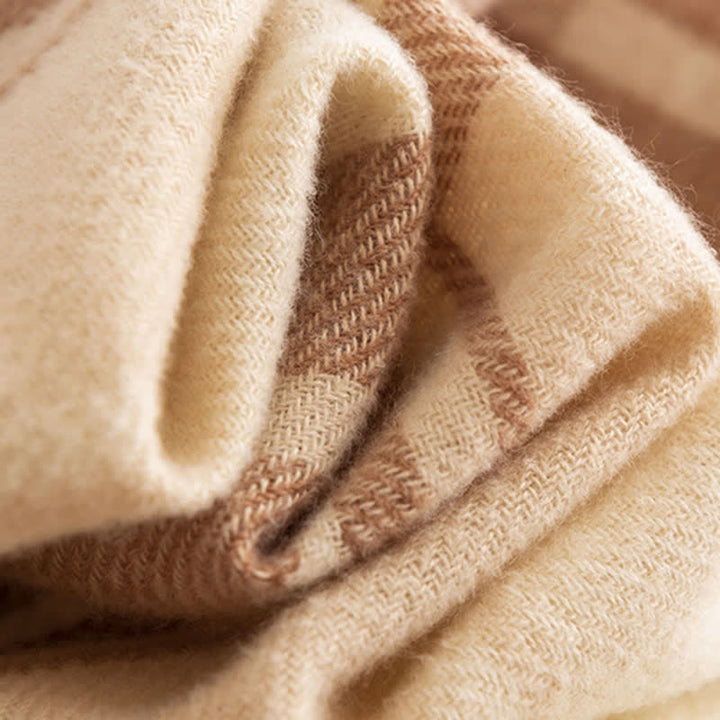Sciarpa scozzese calda invernale classica da donna