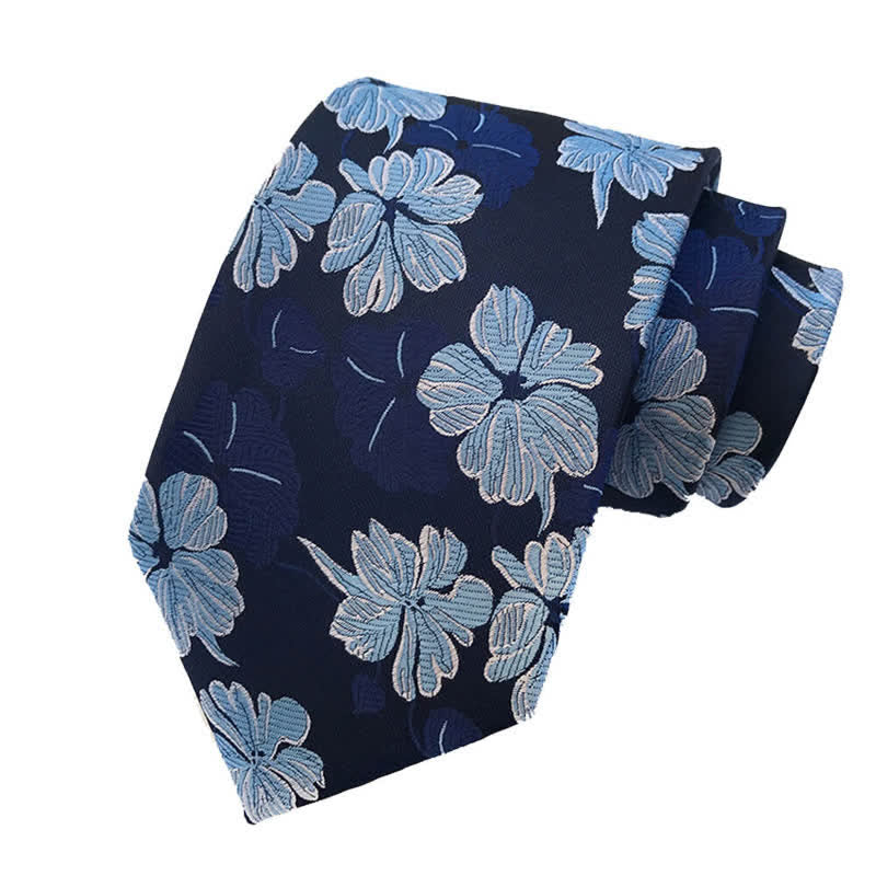 Set di 3 cravatte floreali da uomo con motivo a margherita