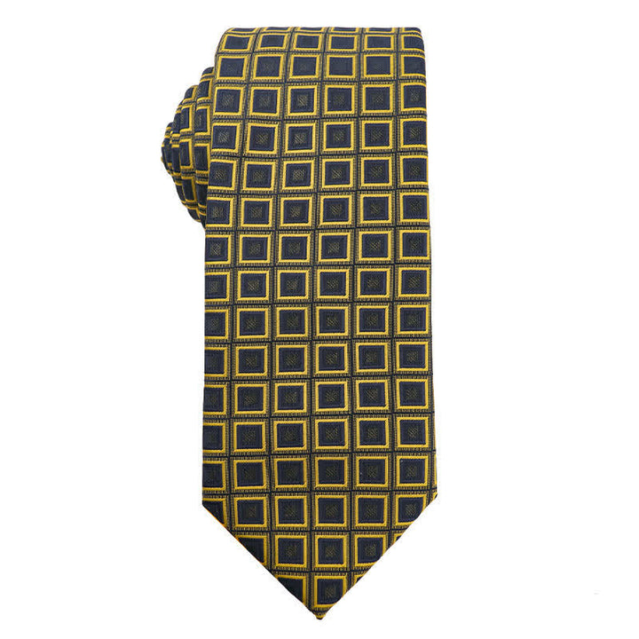 Cravatta da uomo serie verde e giallo fresco