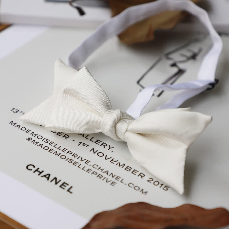 Papillon da uomo con personalità stile stretto - Bianco - image 3