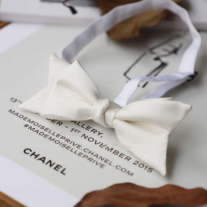 Papillon da uomo con personalità stile stretto - Bianco - image 3