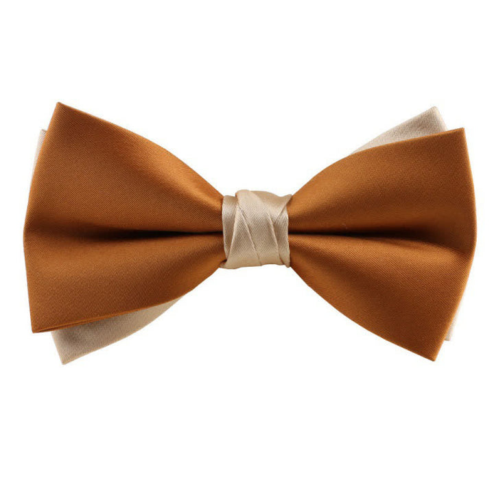 Papillon asimmetrico bicolore da uomo
