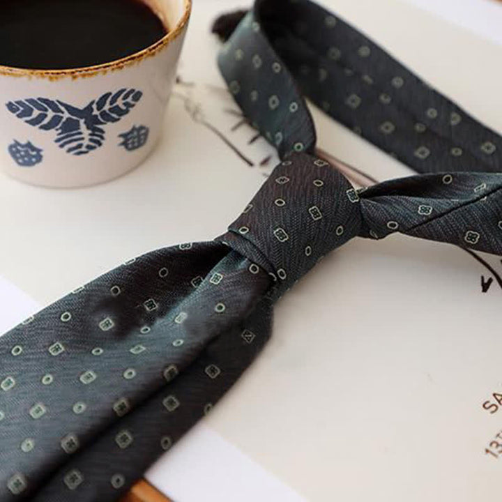 Cravatta classica elegante floreale da uomo - image 10