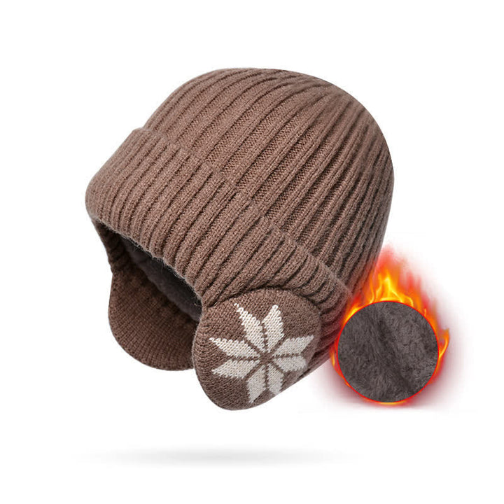 Cappello invernale unisex caldo e spesso lavorato a maglia
