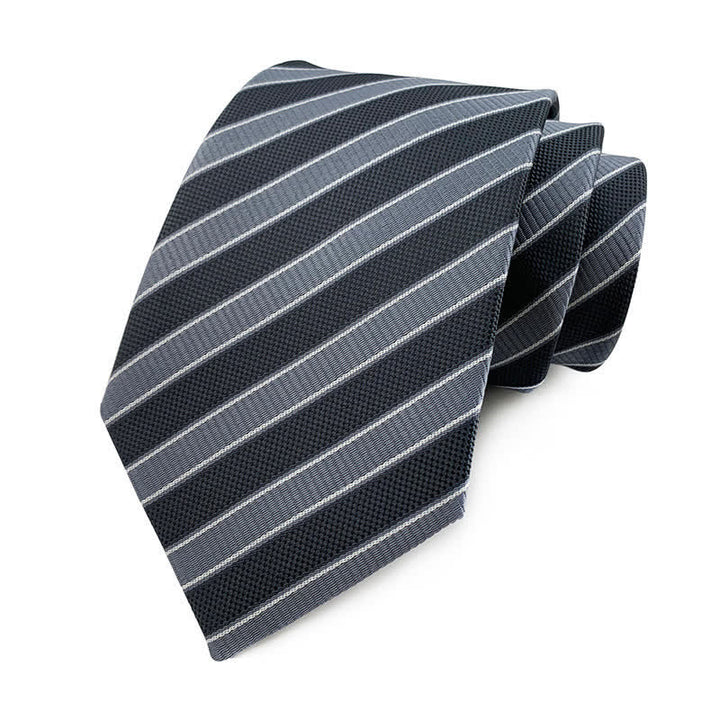 Cravatta a righe urbane preppy da uomo