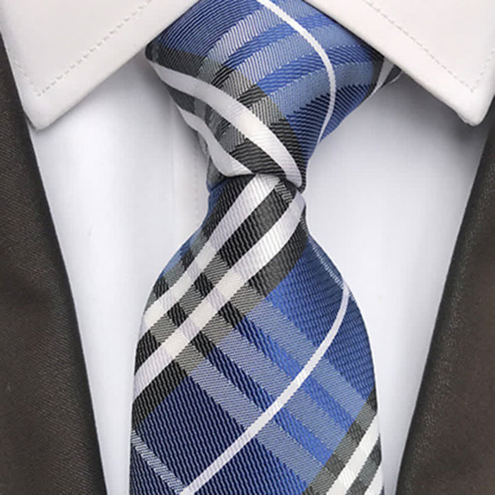 Cravatta classica scozzese da uomo - image 11