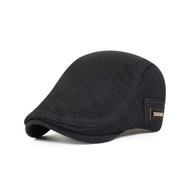 Elegante berretto sportivo in rete traspirante - Nero - Regolabile (circa 22"-23 5/8") - image 0