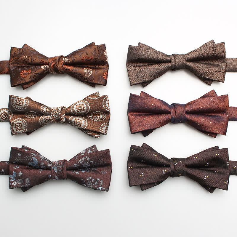 Papillon classico da uomo, formale, stampato