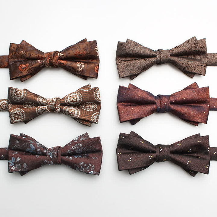 Papillon classico da uomo, formale, stampato