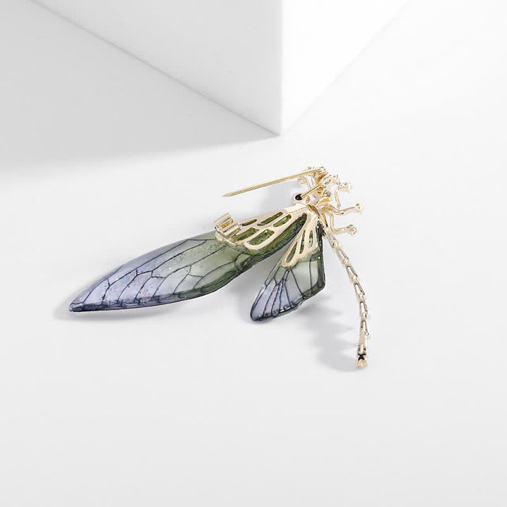 Spilla elegante a forma di libellula insetto da donna