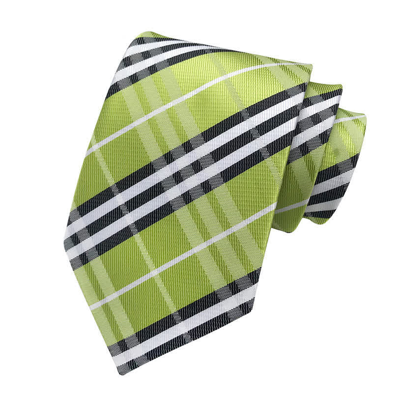 Cravatta classica scozzese da uomo - PratoVerde - image 6