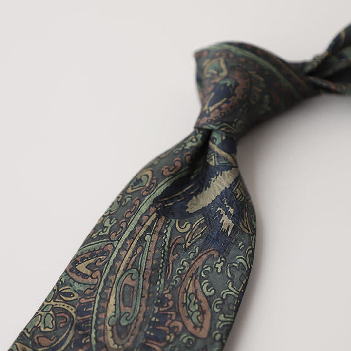 Cravatta da uomo con pittura astratta classica