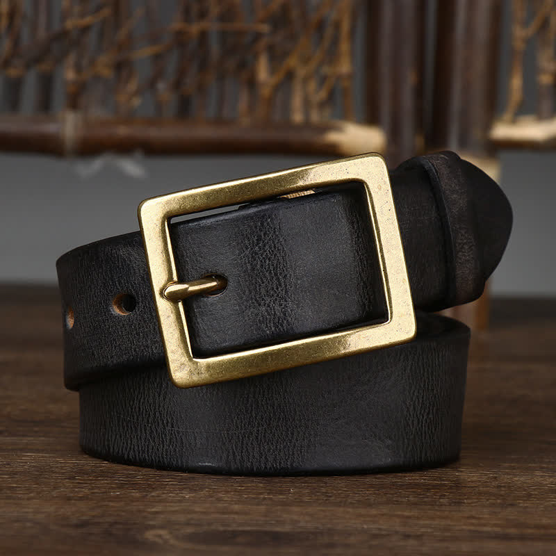 Cintura vintage da uomo con effetto invecchiato e rughe