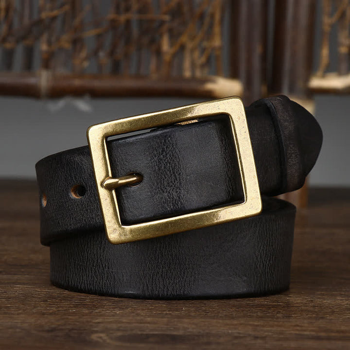 Cintura vintage da uomo con effetto invecchiato e rughe