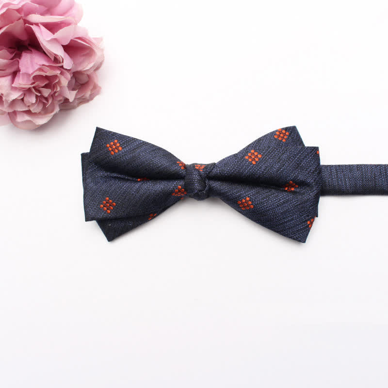 Papillon geometrico da ufficio per uomo