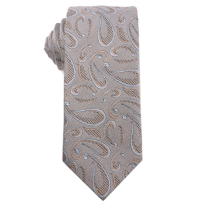 Cravatta da uomo British Khaki Champagne Series