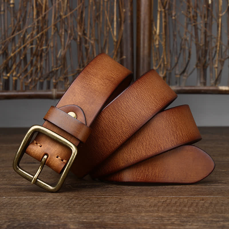 Giacca casual da uomo con cintura in morbida pelle di mucca