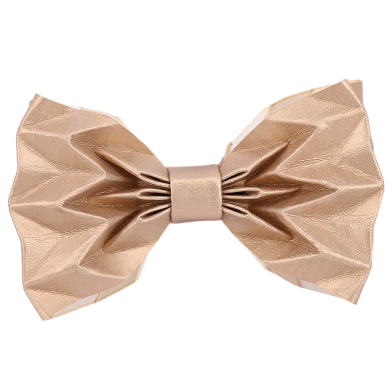 Papillon creativo da uomo in carta kraft ecologica