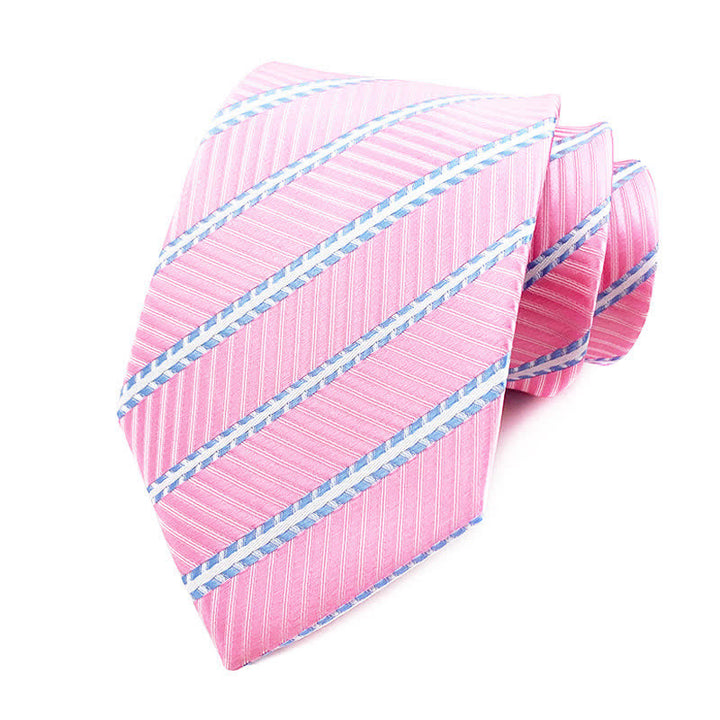 Cravatta a righe urbane preppy da uomo