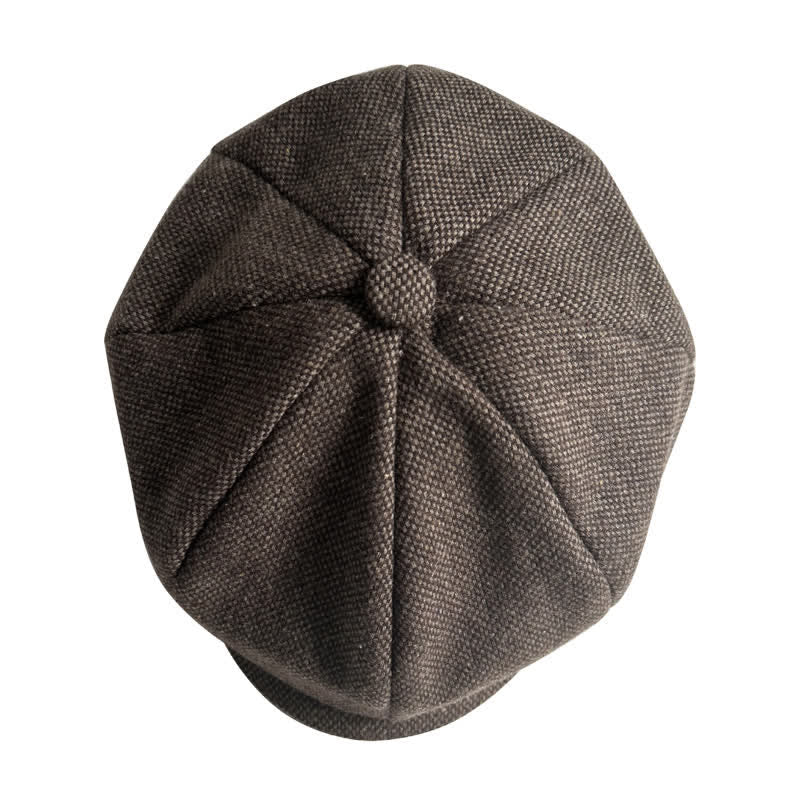 Berretto ottagonale vintage Auburn Newsboy