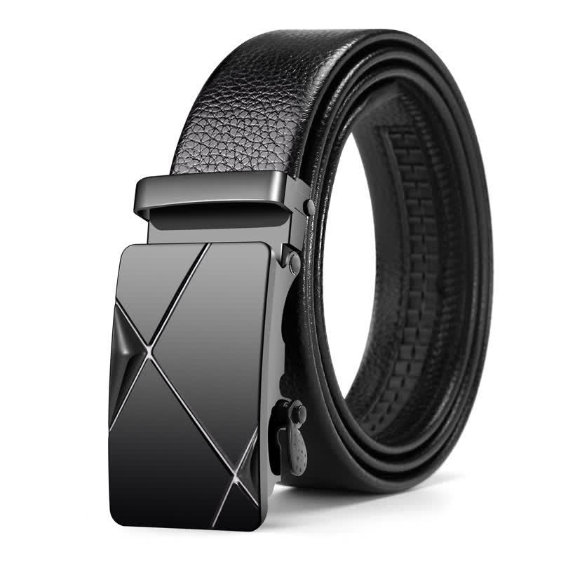 Cintura con chiusura automatica in pelle nera | Disponibile! | BSWK Cintura con chiusura automatica in pelle nera | Disponibile! | BSWK