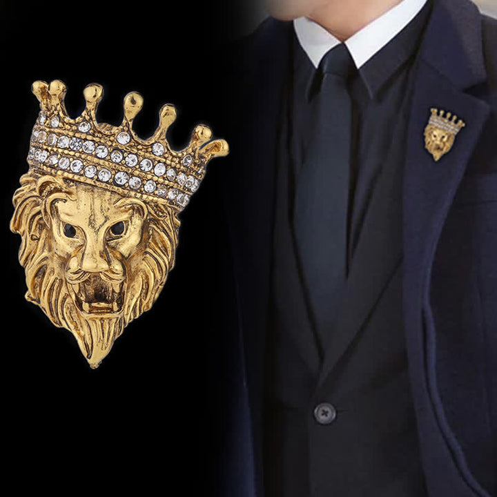 Spilla da uomo Signorile Re Leone