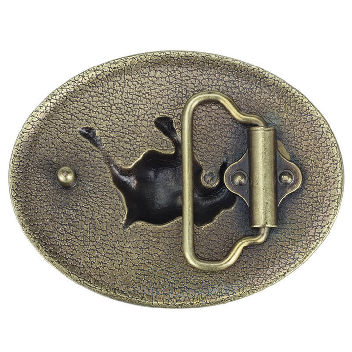 Cintura in pelle con fibbia da torero da cowboy fai da te da uomo
