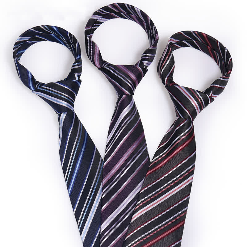 Cravatta a righe da uomo Academy Business - image 1