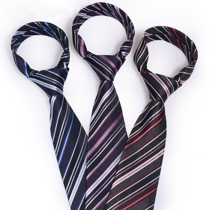 Cravatta a righe da uomo Academy Business - image 1