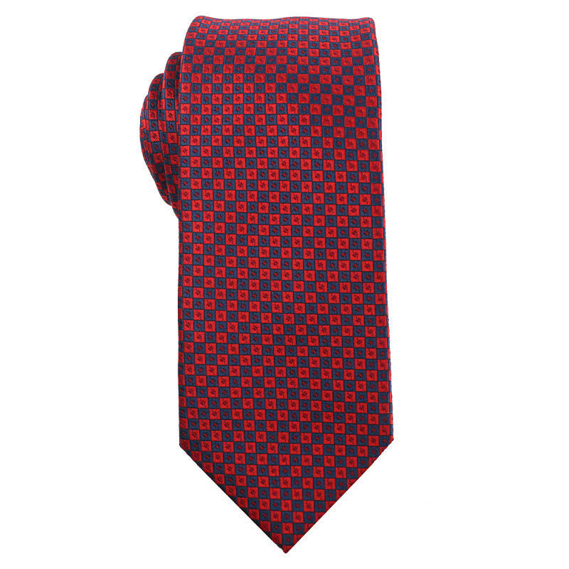 Cravatta a righe serie Energetic Red Black da uomo