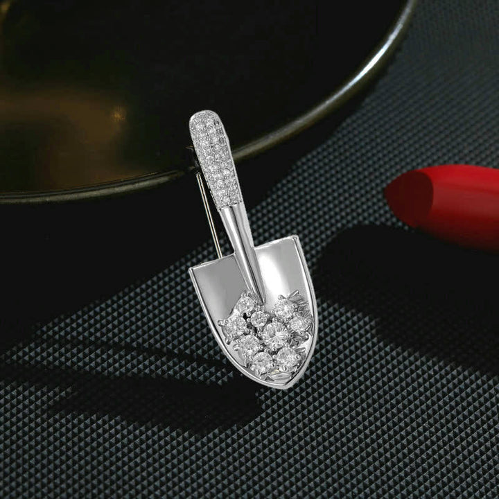 Spilla unisex placcata Mini Pala