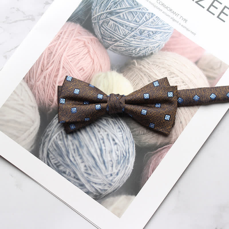 Papillon da ballo con stampa floreale multi-stile da uomo