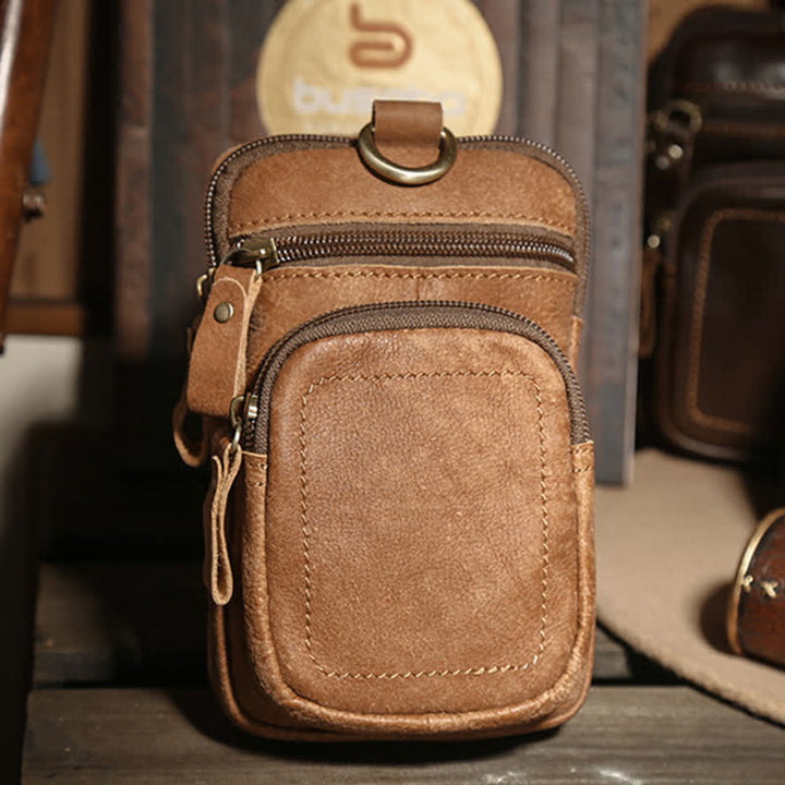 Borsa da cintura per il tempo libero, grande capienza, per il business e lo sport