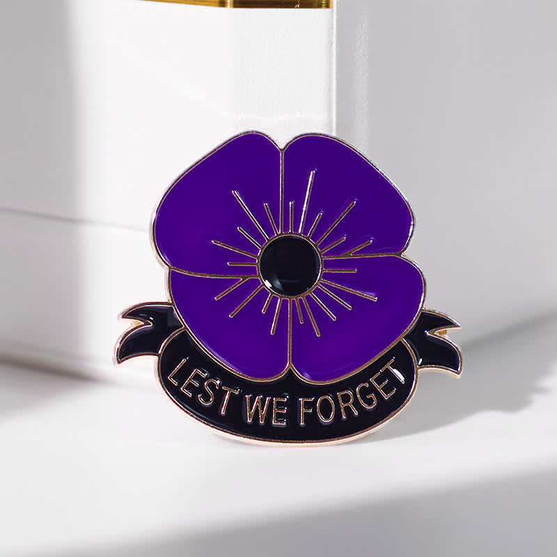 Spilla unisex Lest We Forget Poppy da 3 pezzi