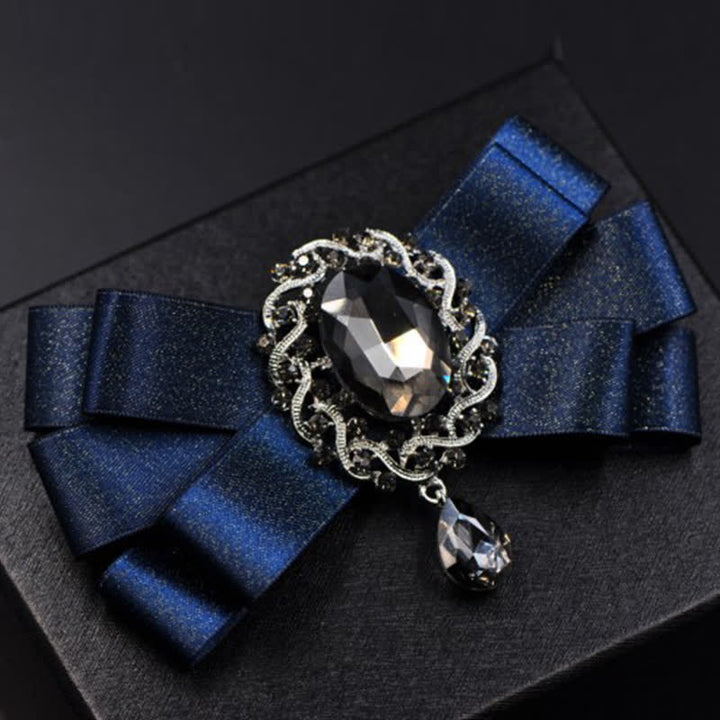 Set di 3 papillon colorati con strass neri