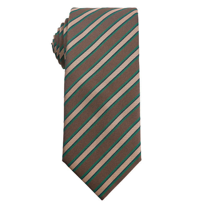 Cravatta da uomo serie verde e giallo fresco