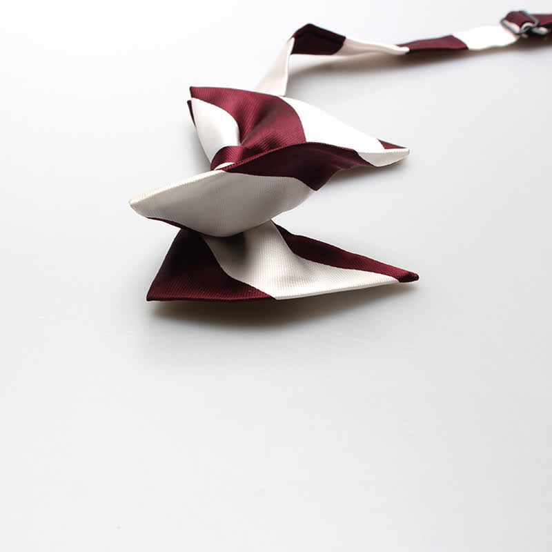 Papillon oversize a righe da college da uomo - image 7
