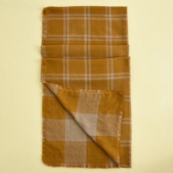 Sciarpa scozzese casual in stile britannico da uomo