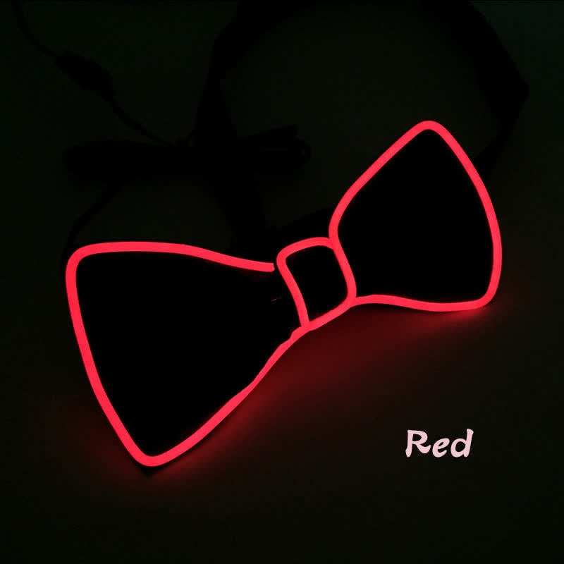 Papillon luminoso a LED lampeggiante - Rosso - image 6