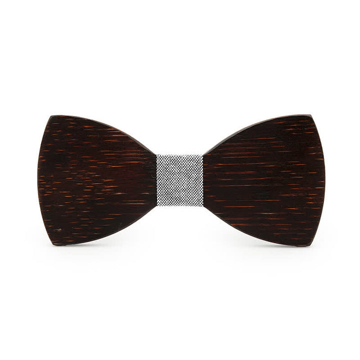 Papillon in legno nero originale da uomo