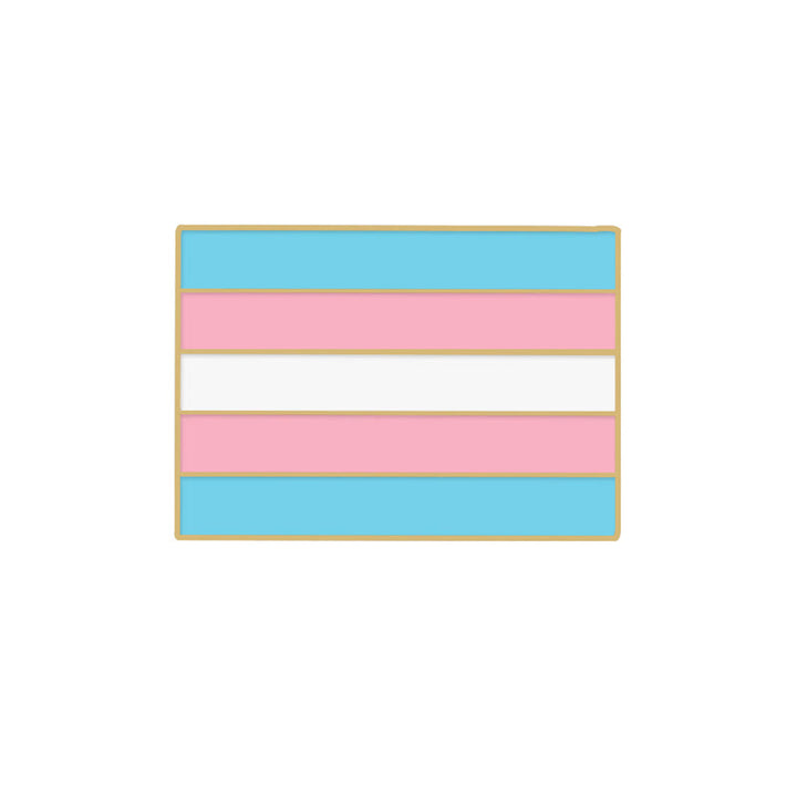 Spilla con bandiera arcobaleno rosa e blu Pride Day da 6 pezzi