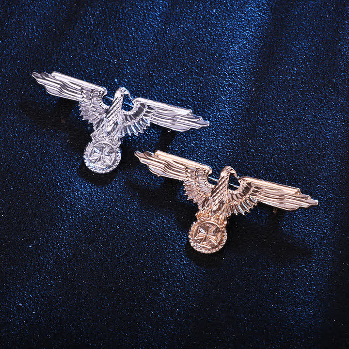 Spilla con croce militare aquila da uomo